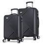 Zoozie Bags Set de maletas de 2 piezas Negro